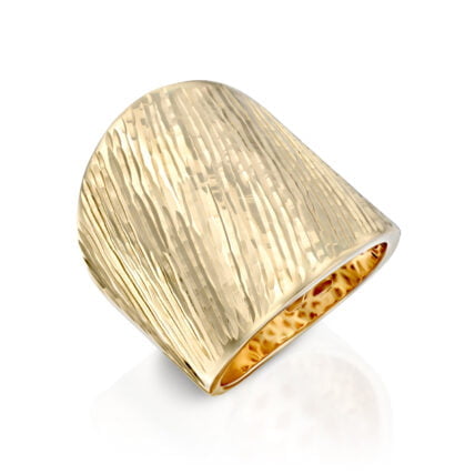 טבעת זהב בעיצוב מודרני, זהב 14K, דגם R2185355-01AFX253