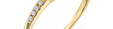 טבעת אבן רובי ויהלומים, 14K זהב, משובצת 0.06 קראט יהלומים', דגם RD3944RU