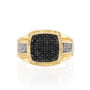 טבעת חותם יהלומים לגבר, זהב 14K, משובצים 0.19 קראט יהלומים, דגם RDSRM02621