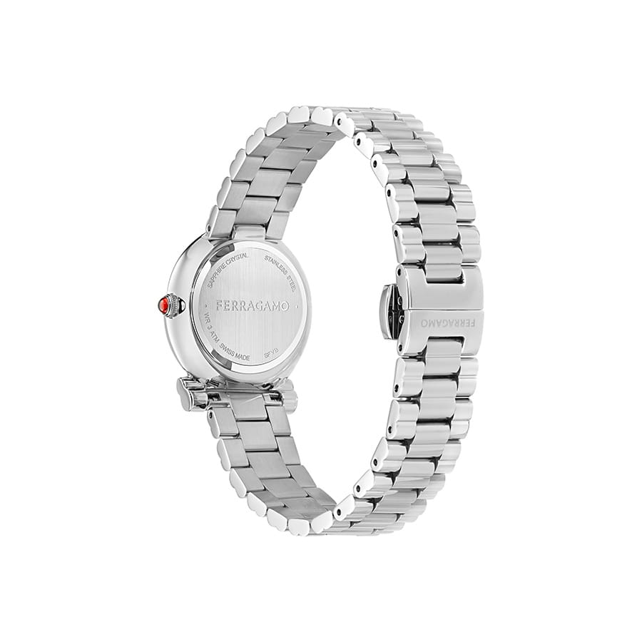 שעון Ferragamo מקולקציית Twisted Gancini, שעון לאישה ,דגם SFVB00324