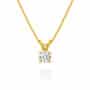 תליון יהלומים סוליטר, 14K זהב, משובץ 0.70 קראט יהלומים, דגם PDC070