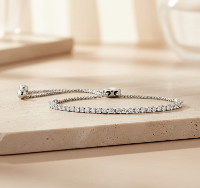 צמיד יהלומים, זהב 14K, דגם BDBF4114