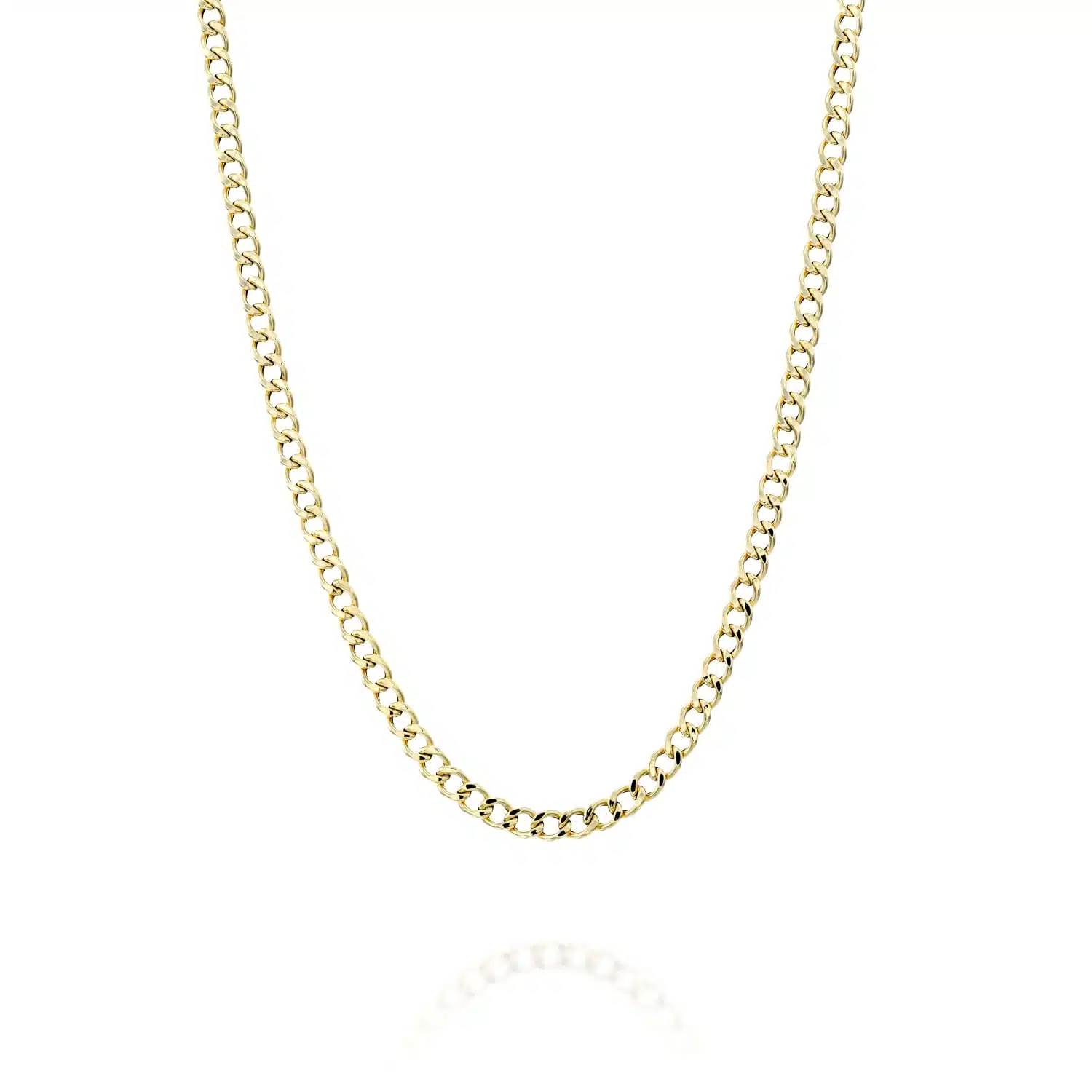 שרשרת חוליות מזהב 14K באורך 55 ס