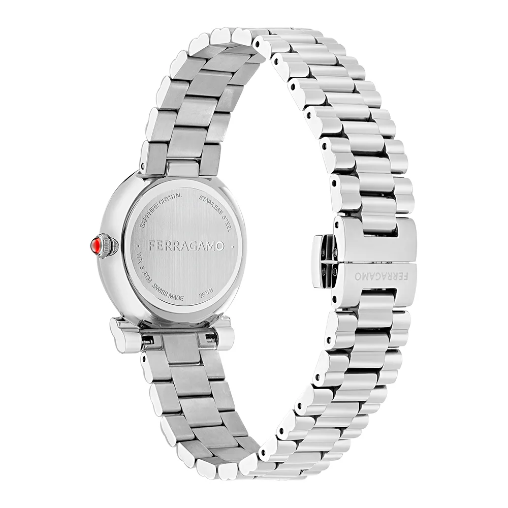 שעון Ferragamo מקולקציית Gancini Twisted, שעון לאישה ,דגם SFVB01125