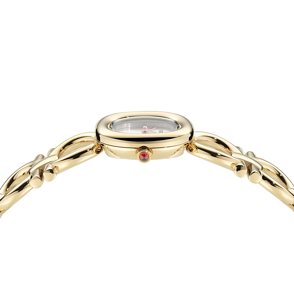שעון Ferragamo מקולקציית Double Gancini Jewel עם יהלומים, שעון לאישה ,דגם SFZA01125