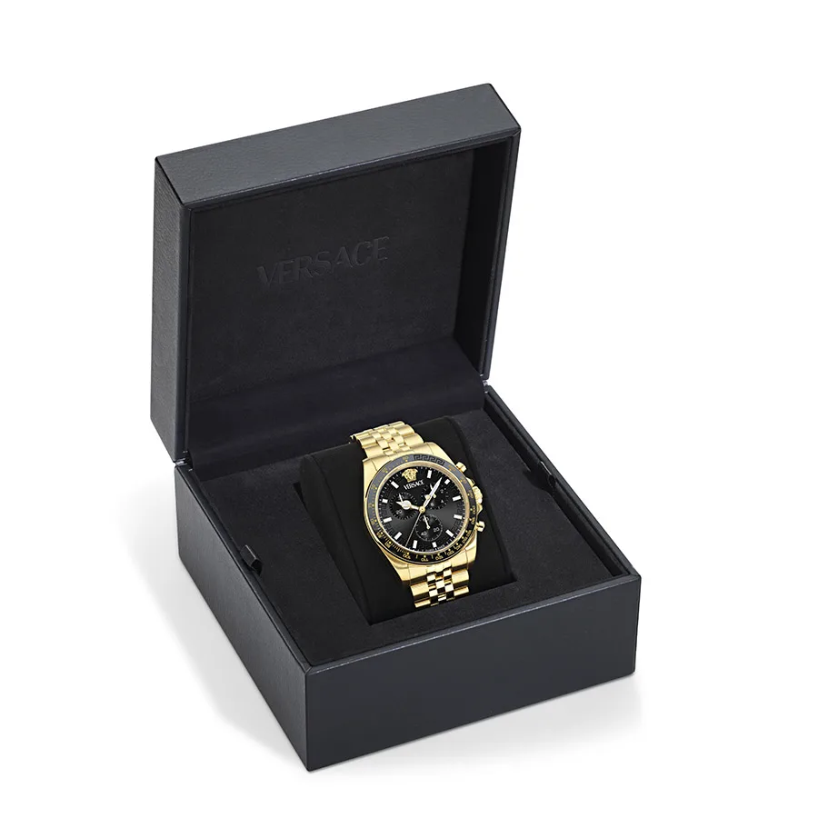 שעון Versace מקולקציית Greca Chrono Wave, שעון לגבר ,דגם VE0H00525
