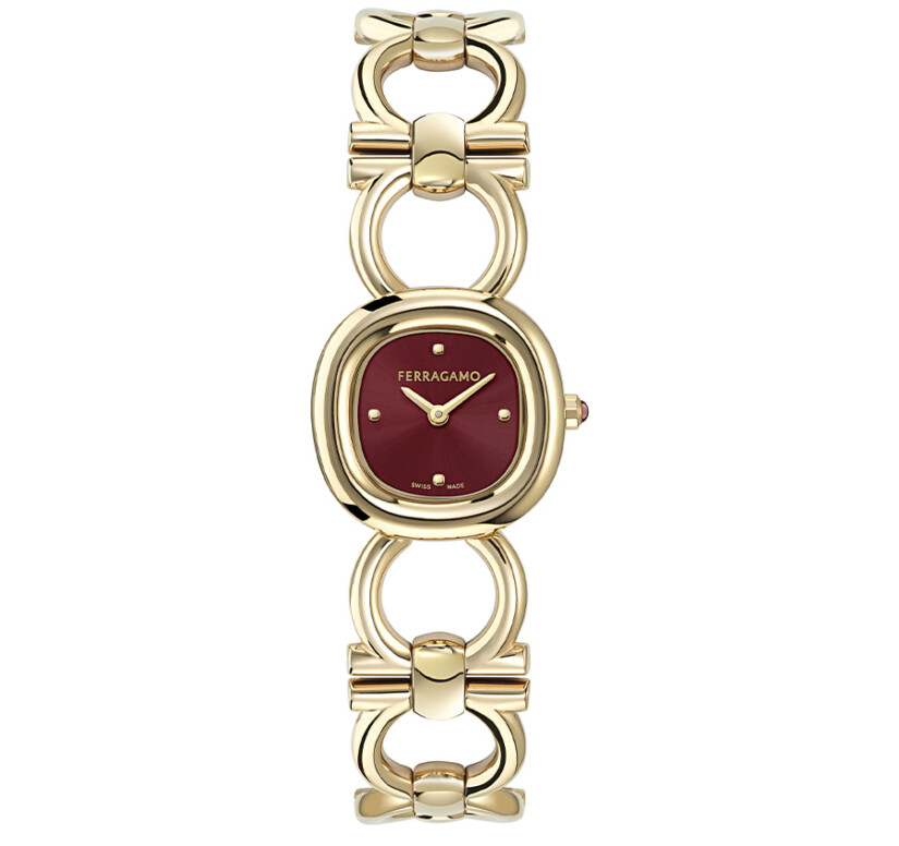 שעון Ferragamo מקולקציית Double Gancini Jewel, שעון לאישה ,דגם SFZA00925