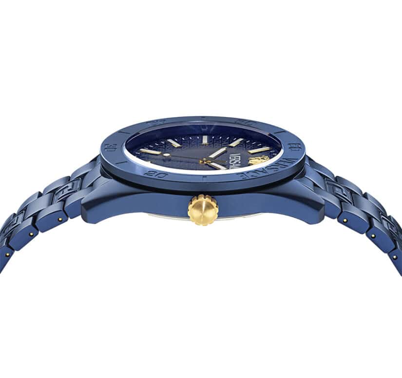 שעון Versace מקולקציית V-Dome Aluminum Bracelet Watch, שעון יוניסקס ,דגם VE0M00325