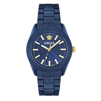 שעון Versace מקולקציית V-Dome Aluminum Bracelet Watch, שעון יוניסקס ,דגם VE0M00325