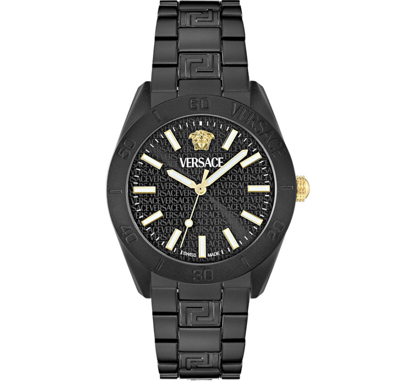 שעון Versace מקולקציית V-Dome Aluminum Bracelet Watch, שעון יוניסקס ,דגם VE0M00425