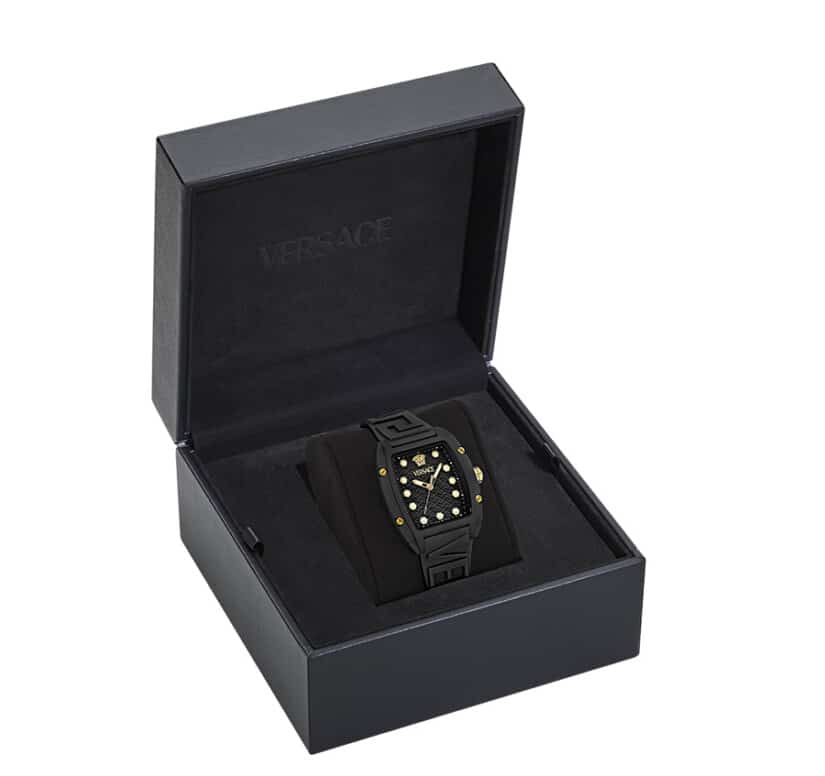 שעון Versace מקולקציית Dominus Ecoceramic, שעון יוניסקס ,דגם VE0N00125