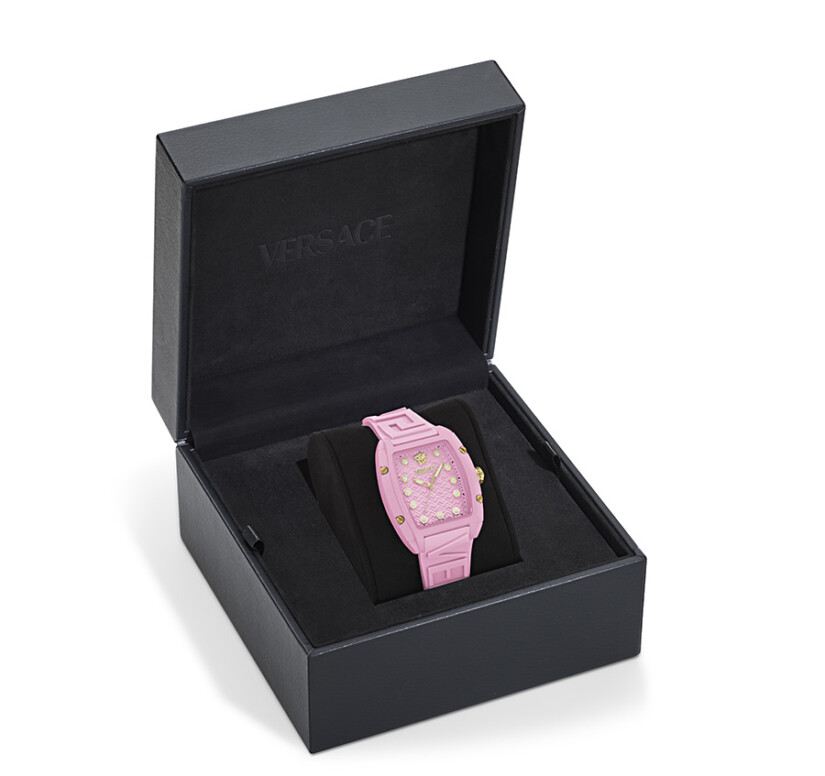 שעון Versace מקולקציית Dominus Ecoceramic, שעון יוניסקס ,דגם VE0N00325