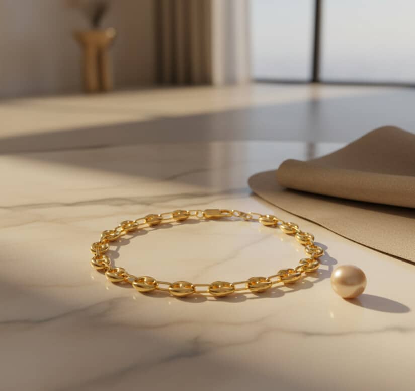 צמיד זהב  14K, דגם B277-4VMC030-21