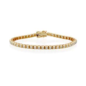 צמיד טניס יהלומים, זהב 14K, משובצת 2.00 קראט יהלומים, דגם BDBR200