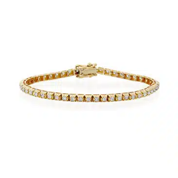 צמיד טניס יהלומים, זהב 14K, משובצת 2.00 קראט יהלומים, דגם BDBR200