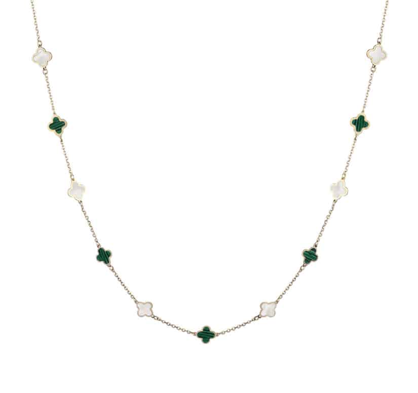 שרשרת אבני חן, זהב 14K, דגם C277-283501ML-MP