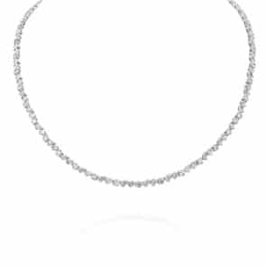 שרשרת יהלומי מעבדה, זהב 14K, משובצת 13.50 קראט יהלומים, דגם CDLSNF06249