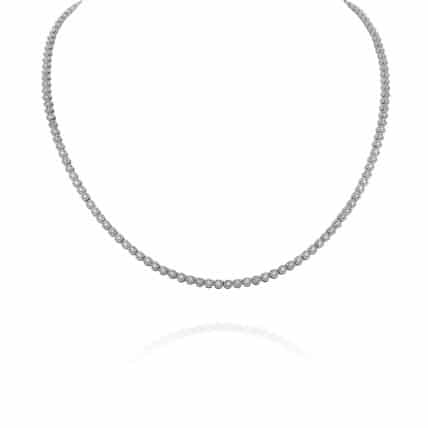 שרשרת יהלומים ,זהב 14K משובץ 2.50 קראט יהלומים, CDSNR00384