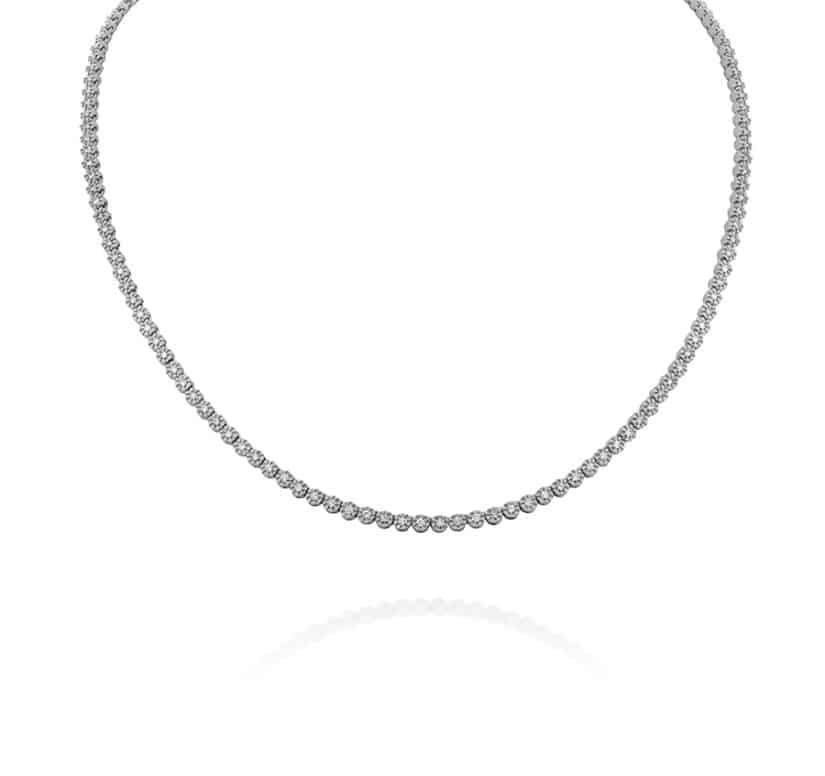 שרשרת יהלומים ,זהב 14K משובץ 2.50 קראט יהלומים, CDSNR00384