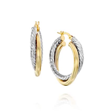 עגילי זהב 14K , דגם  E121-15850015698-20