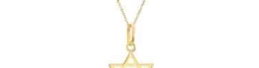 תליון מגן דוד עשוי מזהב 14K, דגם P34-B0119