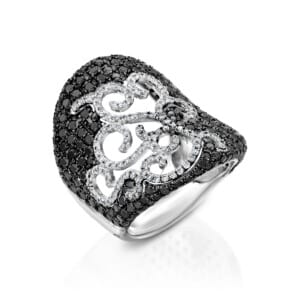 טבעת יהלומים, 18K זהב, משובצת 2.13 קראט יהלומים, דגם RD3277