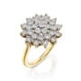 טבעת יהלומים, זהב 14K משובצת 0.50 קראט יהלומים, דגם RDSRF30457