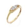 טבעת יהלומים, זהב 14K משובצת 0.21 קראט יהלומים, דגם RDSRF31758