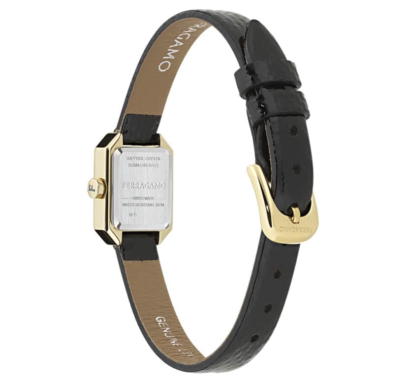 שעון Ferragamo מקולקציית CRYSTAL TANK PETITE, שעון לאישה ,דגם SFTI00125