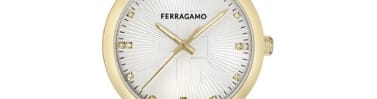 שעון Ferragamo עם יהלומים מקולקציית Duo, שעון לגבר ,דגם SFTV00425