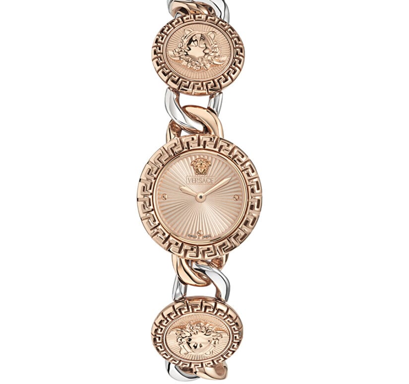שעון Versace מקולקציית LA GRECA STUD ICON, שעון לאישה ,דגם VE0Q00225