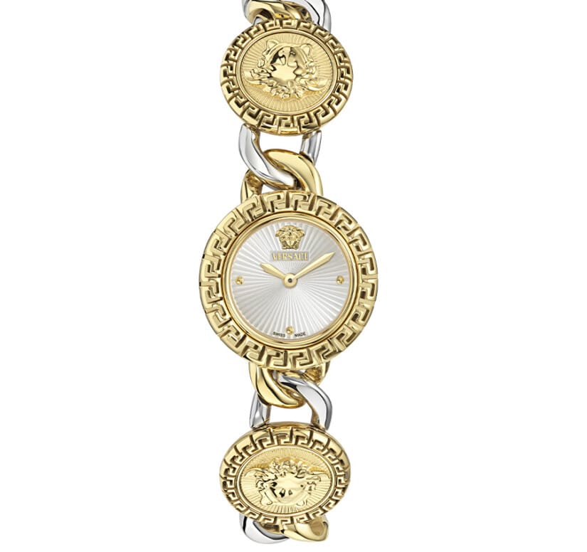 שעון Versace מקולקציית LA GRECA STUD ICON, שעון לאישה ,דגם VE0Q00325