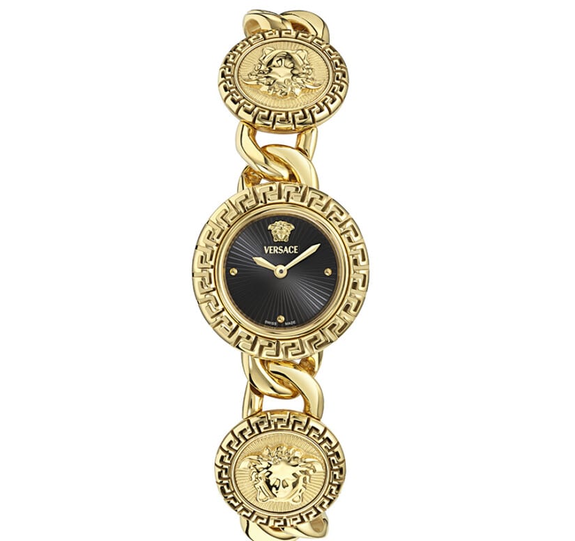 שעון Versace מקולקציית LA GRECA STUD ICON, שעון לאישה ,דגם VE0Q00525