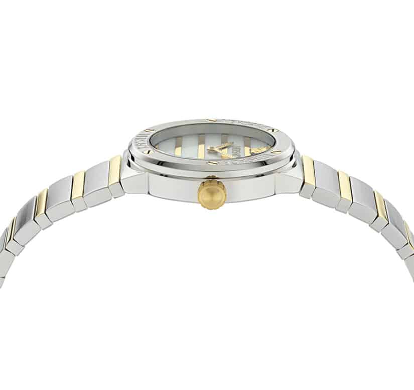 שעון Versace מקולקציית GRECA LOGO PEARL, שעון לאישה ,דגם VE0S00325