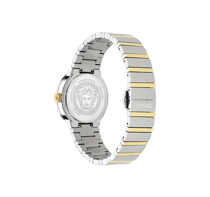 שעון Versace מקולקציית GRECA LOGO PEARL, שעון לאישה ,דגם VE0S00325