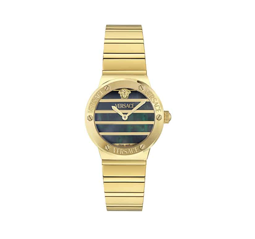 שעון Versace מקולקציית GRECA LOGO PEARL, שעון לאישה ,דגם VE0S00525