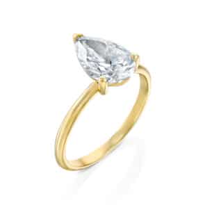 טבעת אירוסין יהלומי מעבדה, זהב 14K, משובצת 2.05 קראט יהלומים, דגם RDL21628