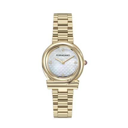 שעון Ferragamo מקולקציית Gancini Twisted, שעון לאישה ,דגם SFTG00525
