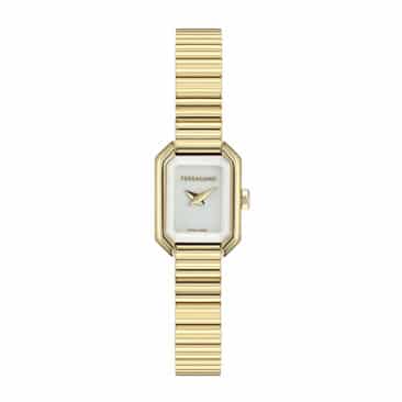 שעון Ferragamo מקולקציית CRYSTAL TANK PETITE, שעון לאישה ,דגם SFTI00425