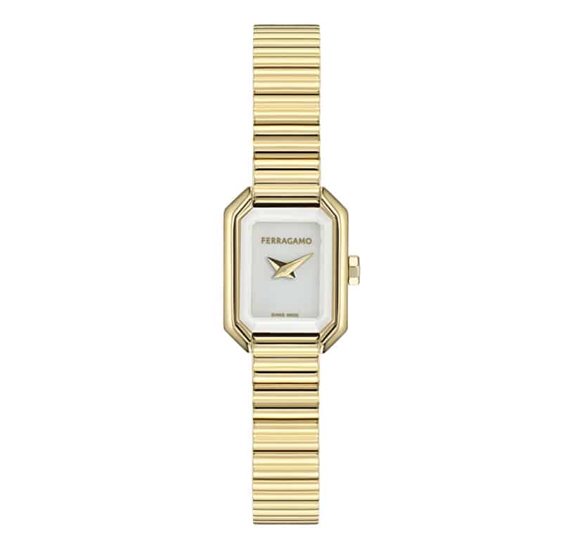 שעון Ferragamo מקולקציית CRYSTAL TANK PETITE, שעון לאישה ,דגם SFTI00425
