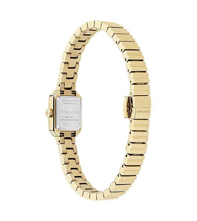 שעון Ferragamo מקולקציית CRYSTAL TANK PETITE, שעון לאישה ,דגם SFTI00425