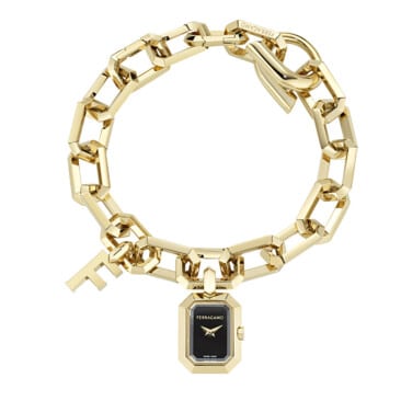 שעון Ferragamo מקולקציית CRYSTAL TANK PETITE, שעון לאישה ,דגם SFTQ00225