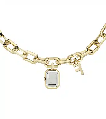 שעון-צמיד Ferragamo מקולקציית CRYSTAL TANK PETITE, שעון לאישה ,דגם SFTQ00225