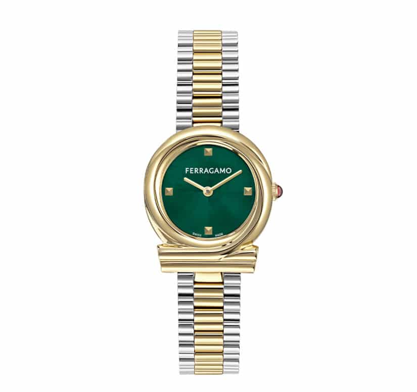 שעון Ferragamo מקולקציית Gancini Twisted, שעון לאישה ,דגם SFVB01425