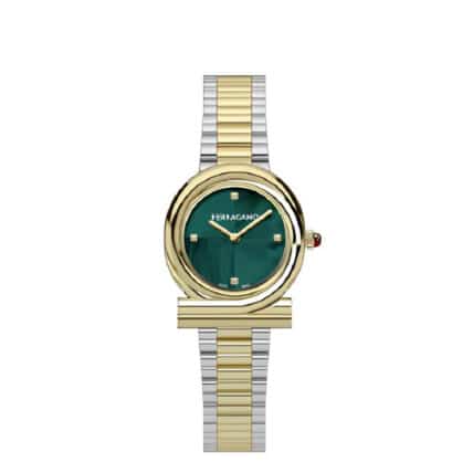 שעון Ferragamo מקולקציית Gancini Twisted, שעון לאישה ,דגם SFVB01425