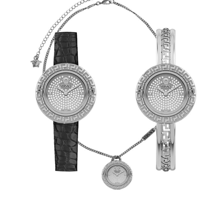 שעון Versace מקולקציית GRECA PENDANT PRECIOUS , שעון לאישה ,דגם VEKNA0125