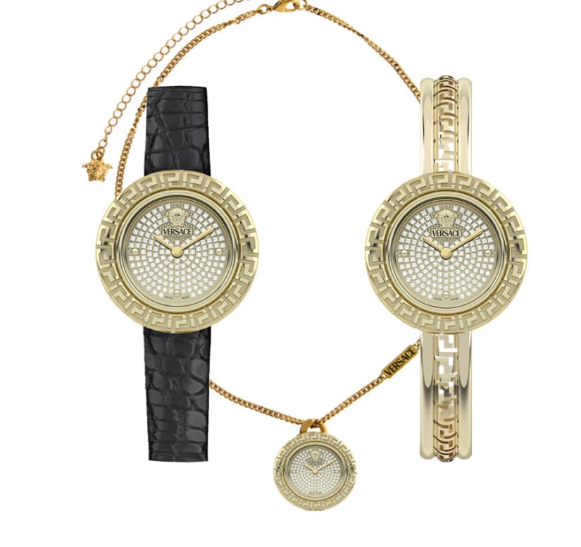 שעון Versace מקולקציית GRECA PENDANT PRECIOUS , שעון לאישה ,דגם VEKNA0225