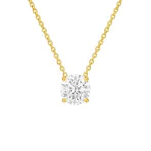 שרשרת יהלומי מעבדה, זהב 14K, משובצת 2.00 קראט יהלומים, דגם PDL200R-CD4103