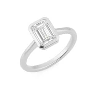 טבעת יהלומי מעבדה, זהב 14K, משובצת 1.50 קראט יהלומים, דגם RDL2918