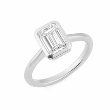 טבעת יהלומי מעבדה, זהב 14K, משובצת 1.50 קראט יהלומים, דגם RDL2918